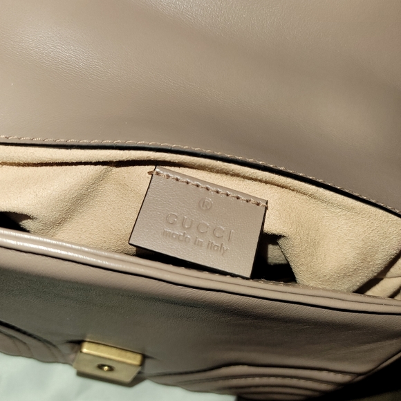 NWOT Gucci GG Marmont Mini Top Handle Bag - Picture 9 of 10